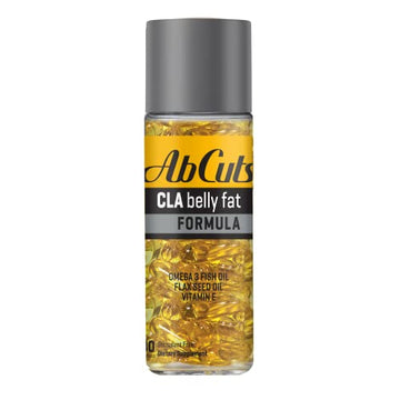 Ab Cuts CLA Belly Fat Formula - 80 Easy-to-Swallow Softgels - Omega 3 Fish Oil, Flaxseed AbCuts buy supplements canada