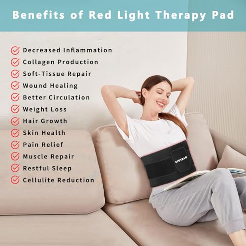RJOYBAO Red Light Therapy Infrared Light Therapy Belt for Body,Red Light Therapy lamp RJOYBAO buy supplements canada