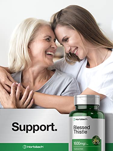 Blessed Thistle Capsules 1600 mg | 150 Count | Max Potency | Non-GMO, Gluten Free Horbäach buy supplements canada