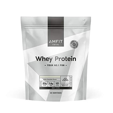 Amazon Brand - Amfit Nutrition Whey Protein Powder, White Chocolate Flavour, 33 Servings, 1 kg Amfit Nutrition buy supplements canada