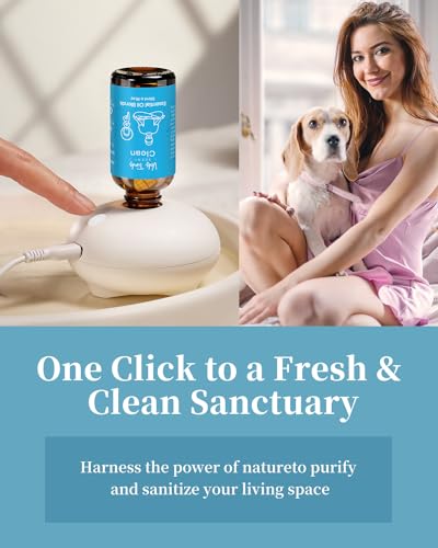 VTS Waterless Diffuser with Essential Oils Set, Tea Tree Essential Oil Aromatherapy Gift Set VEDA TINDA SCENT buy supplements canada