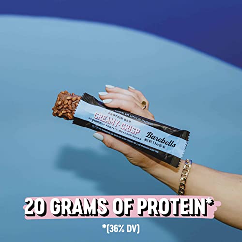 Barebells Protein Snacks Bars Creamy Crisp - 12 Count, 1.9oz Bars 55g of High Protein BAREBELLS buy supplements canada
