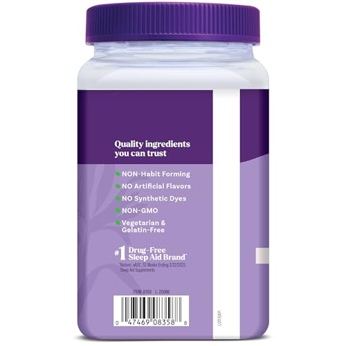 Natrol Sleep & Restore Magnesium Glycinate Blend Gummies, Magnesium for Sleep Aids for Adults, Melatonin-Free, Cherry Flavored, 30 Day Supply Natrol buy supplements canada