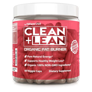 Clean+Lean-Organic Fat Burner by FitFarm USA - Worlds First Organic Fat Burner Supports FIT FARM USA buy supplements canada