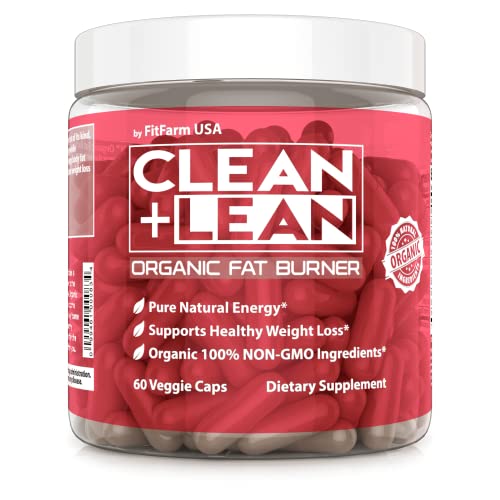 Clean+Lean-Organic Fat Burner by FitFarm USA - Worlds First Organic Fat Burner Supports FIT FARM USA buy supplements canada