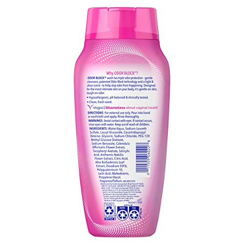 Vagisil Feminine Wash for Intimate Area Hygiene, Odor Block, Gynecologist Tested Vagisil buy supplements canada