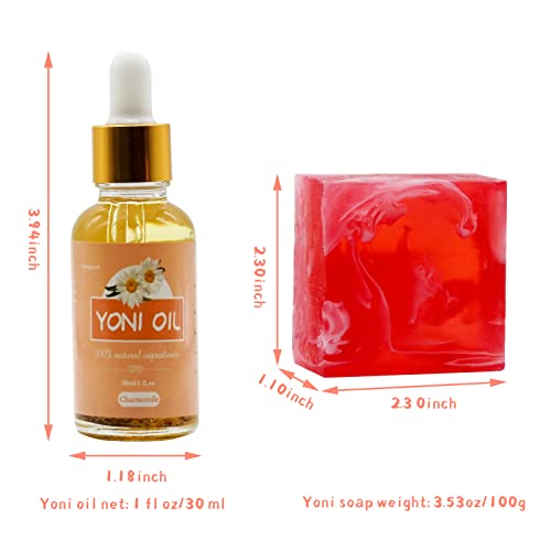 Yoni Soap Bar Yoni Oil Set Of 3, Vaginal Wash Eliminates Odor Ph Balance for Women, Feminine Wash tovaginsh buy supplements canada