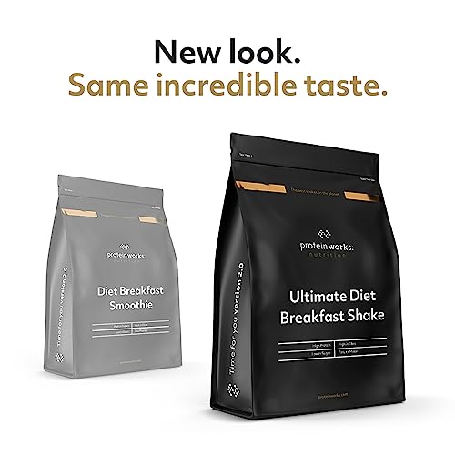 Protein Works - Ultimate Diet Breakfast Shake | Low Calorie Breakfast Shake | Low Sugar High Protein Breakfast Protein Works buy supplements canada