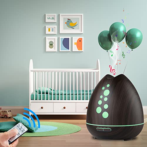 TGE Unique 400ML Essential Oil Diffuser for Essential Oils Bluetooth Music Speaker with Remote 7 Color LED Generic buy supplements canada