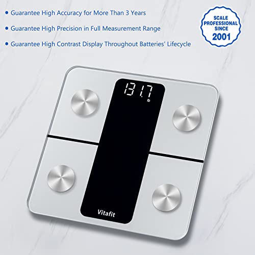 Vitafit Smart Scales for Body Weight and Fat Percentage, Weighing Professional Since 2001 Vitafit buy supplements canada