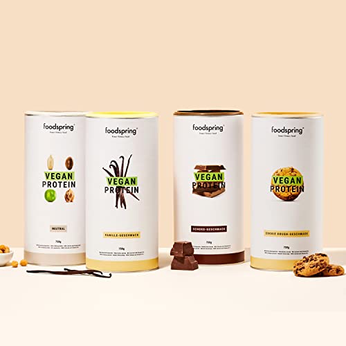 foodspring Vegan Protein Cookie Dough - 21g Protein per Shake to Build Muscle, B12, B6, folic Acid foodspring buy supplements canada