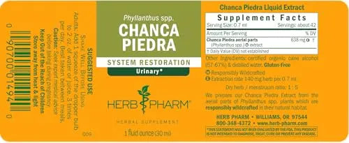 Herb Pharm Chanca Piedra Liquid Extract for Urinary System Support, 1 Fl Oz Herb Pharm buy supplements canada