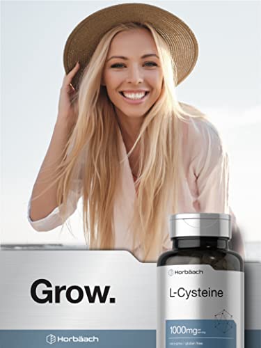 L-Cysteine 1000mg | 100 Powder Capsules | Non-GMO, Gluten Free Supplement Horbäach buy supplements canada