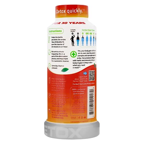 Herbal Clean Same-Day Premium Detox Liquid Drink, Strawberry Mango Flavor, 16 Fl Oz Herbal Clean buy supplements canada