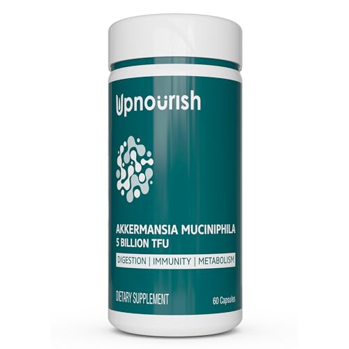 Akkermansia Muciniphila Probiotics for Digestive Health - 5 Billion TFU Akkermansia Probiotic UpNourish buy supplements canada