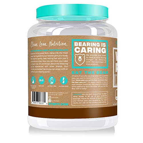 Eat the Bear Whey Protein Isolate Protein Powder 2 lbs (Chocolate) Eat The Bear buy supplements canada