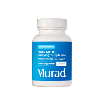 Murad Pure Skin Acne Supplements – 60 Tablets – Clear Skin Support with Blend of Vitamin A & B6, Zinc, Amino Acids, & Burdock Root – Promotes Healthy Skin, Oil Balance, Gut Health & Stress Relief Murad buy supplements canada
