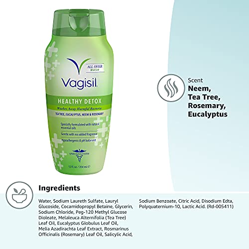 Vagisil Feminine Wash for Intimate Area Hygiene, Healthy Detox, All Over Body Wash Vagisil buy supplements canada