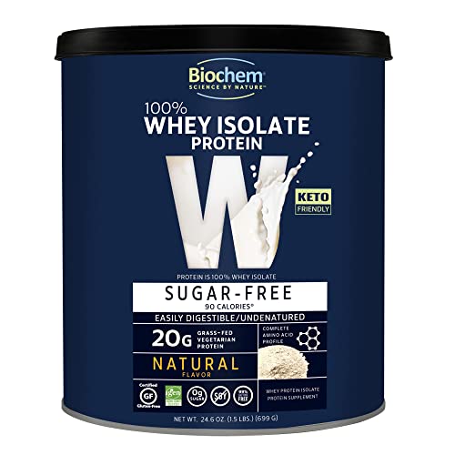 Biochem 100% Whey Sugar-Free Natural 20g, 24.6oz, Certified Vegetarian, Certified Gluten Biochem buy supplements canada