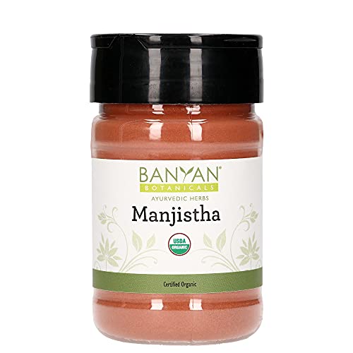 Banyan Botanicals Manjistha Powder, Spice Jar - USDA Organic - Rubia cordifolia - Cleanses Banyan Botanicals buy supplements canada