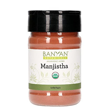 Banyan Botanicals Manjistha Powder, Spice Jar - USDA Organic - Rubia cordifolia - Cleanses Banyan Botanicals buy supplements canada
