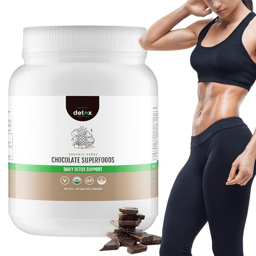 Detox Organics Chocolate Superfood Powder, Detox Cleanse for your Body, Bloating Relief Detox Organics buy supplements canada