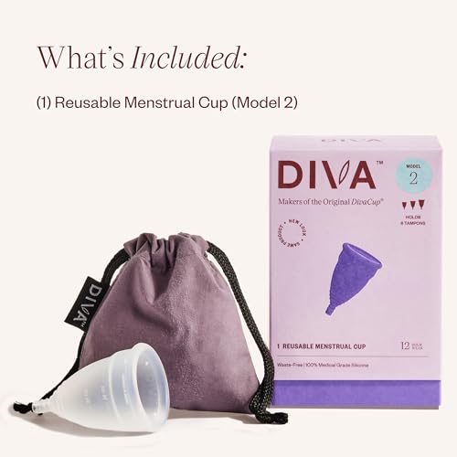 DivaCup - BPA-Free Reusable Menstrual Cup - Leak-Free Feminine Hygiene - Tampon and Pad DivaCup buy supplements canada