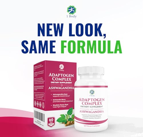 1 Body Adaptogen Complex Supplement with Ashwagandha 1 Body buy supplements canada