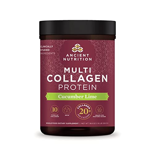Ancient Nutrition Collagen Powder Protein, Multi Collagen Protein, Cucumber Lime, Hydroly Ancient Nutrition buy supplements canada