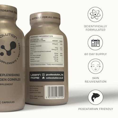 Cell Evolution Restore, Restorative Pure Marine Collagen 1600mg Capsules, Marine Collagen CELL EVOLUTION buy supplements canada