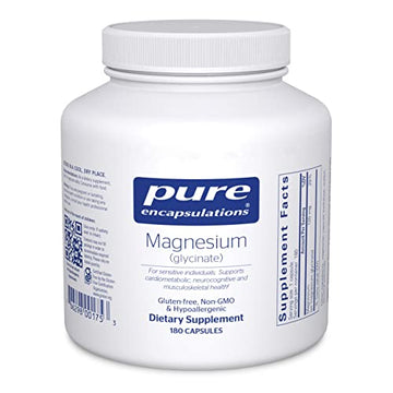 Pure Encapsulations Magnesium (Glycinate) - Supplement to Support Stress Relief, Sleep Pure Encapsulations buy supplements canada