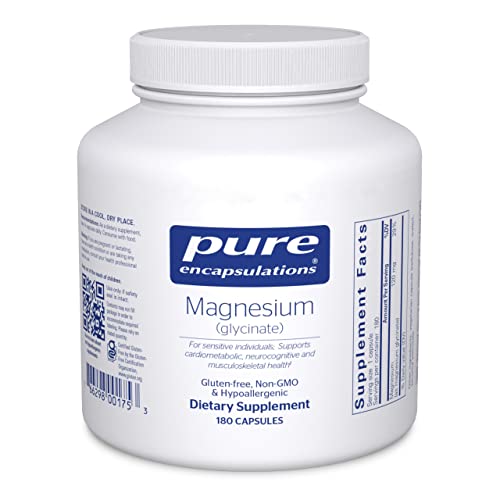 Pure Encapsulations Magnesium (Glycinate) - Supplement to Support Stress Relief, Sleep Pure Encapsulations buy supplements canada