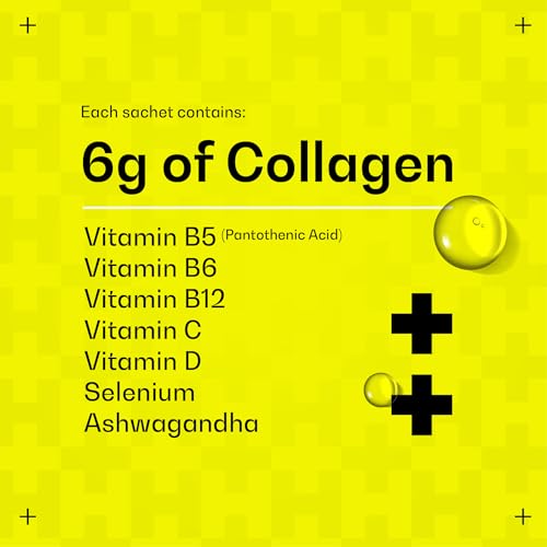 Hydrolysed Marine Liquid Collagen - 6000mg Type 1 Collagen Peptides enriched with 7 Vitamins Himmense buy supplements canada