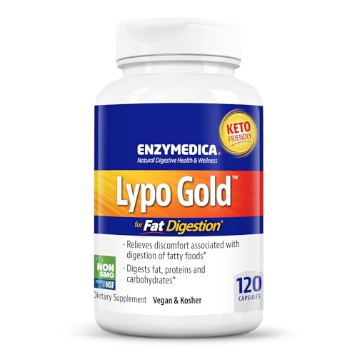 Enzymedica Lypo Gold, Digestive Enzymes for Fat Digestion, Offers Fast Acting Gas Enzymedica buy supplements canada