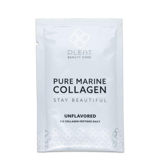 Plent Pure Marine Collagen Unflavoured - Stay Beautiful - 5G Collagen Peptides Daily - 30 Sachets Plent buy supplements canada