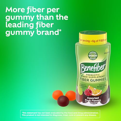 Benefiber Prebiotic GLP-1 Friendly Fiber Supplement Gummies for Digestive Health, Assorted Fruit Flavor - 81 Count Benefiber buy supplements canada