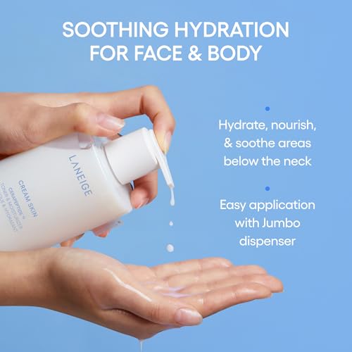 LANEIGE Cream Skin Toner & Moisturizer Mini: Lightweight Refillable Korean Milky Toner with Ceramide LANEIGE buy supplements canada