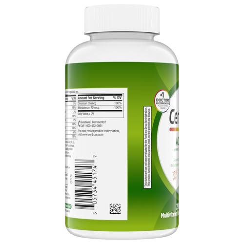 Centrum Adult Multivitamin/Multimineral Supplement with Antioxidants, Zinc, Vitamin D3 and B Vitamins, Gluten Free Centrum buy supplements canada
