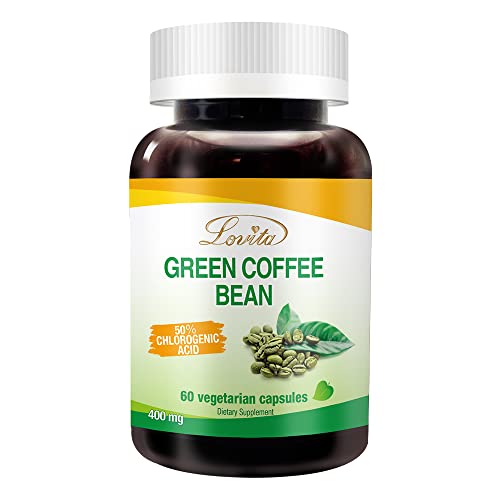 Lovita High-Potency Green Coffee Extract: 1600mg Equivalent, 50% Chlorogenic Acid Lovita buy supplements canada