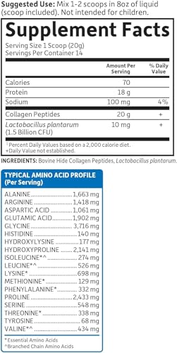 Grass Fed Collagen Peptides Powder – Unflavored, for Women Men Hair Skin Nails Joints Tudor buy supplements canada