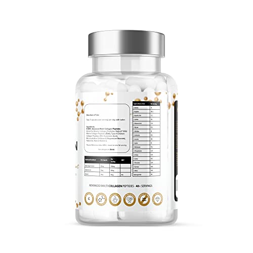 Pure Collagen Supplements Capsules Grass Fed Advanced Multi Collagen Peptides K GEN rejuvenation nutrition buy supplements canada