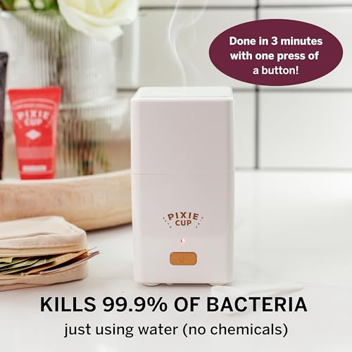Pixie Menstrual Cup Sterilizer + Large & Small Pixie Disc - Kill 99.9% of Germs with Menstrual Cup Pixie Cup buy supplements canada