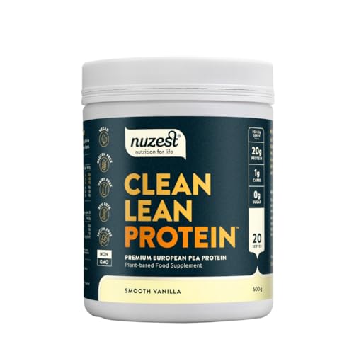 Vegan Protein Powders by Nuzest - Clean Lean Protein - Smooth Vanilla - Plant Based Pea Protein Shake Nuzest buy supplements canada