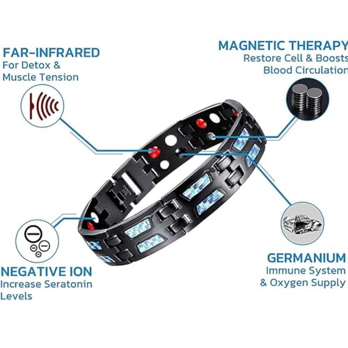 Far Infrared Ionizer Wristband, Far Infrared Negative Ions Wristband, Infrared Magnetic Therapy Msupps.com buy supplements canada