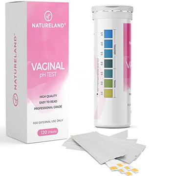 Natureland Vaginal Health pH Test Strips, Feminine pH Test, Value Pack Natureland buy supplements canada