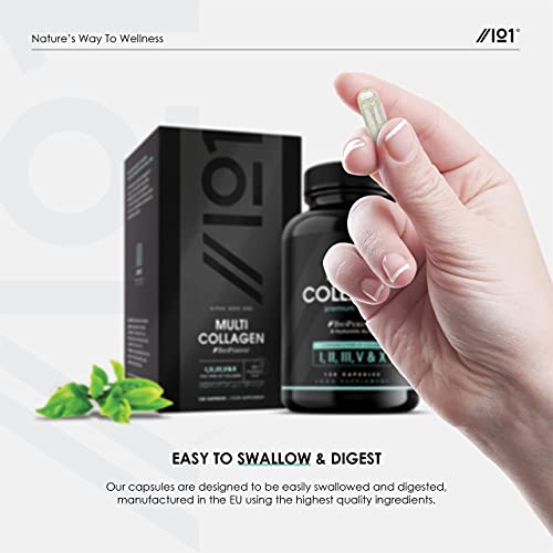 Multi Collagen Protein Capsules - Types I, II, III, V & X - Wild Caught Marine, Grass Fed Bovine, Eggshell & Free-Range Chicken Collagen Powder Revive Naturals buy supplements canada