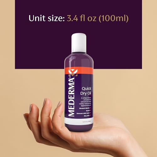 Mederma Quick Dry Oil, Scar and Stretch Mark Treatment, Helps to Improve the Appearance with Natural Botanical Extracts, Paraben Free, Fast-Absorbing, 3.4oz (100ml) Mederma buy supplements canada