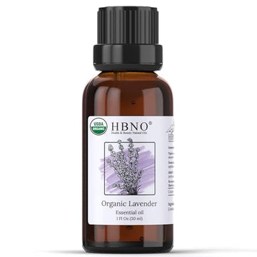 HBNO Organic Lavender Essential Oil - 1 oz (30ml) Value Size - USDA Certified Organic Lavender HBNO buy supplements canada