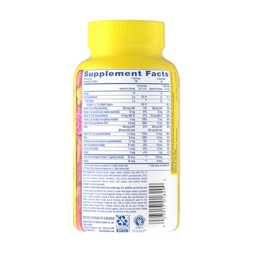 L'il Critters Gummy Vites Daily Kids Multivitamins Assorted Fruit Flavors for Ages 2+ Toddlers & Kids, Gummy Vitamin with Vitamin C and D Lil Critters buy supplements canada