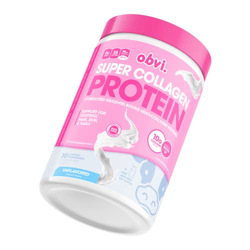 Obvi Collagen Peptides, Protein Powder, Keto, Gluten and Dairy Free, Hydrolyzed Grass Obvi buy supplements canada